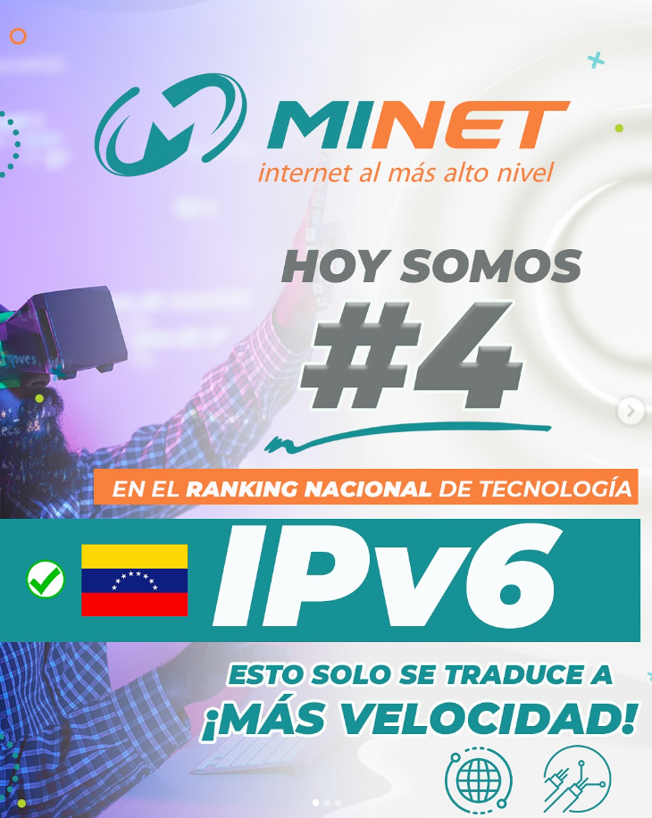 ipv6 MINET C.A.